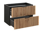 Chicyla 80cm Vanity Unit in Wood and Black HIHW02362