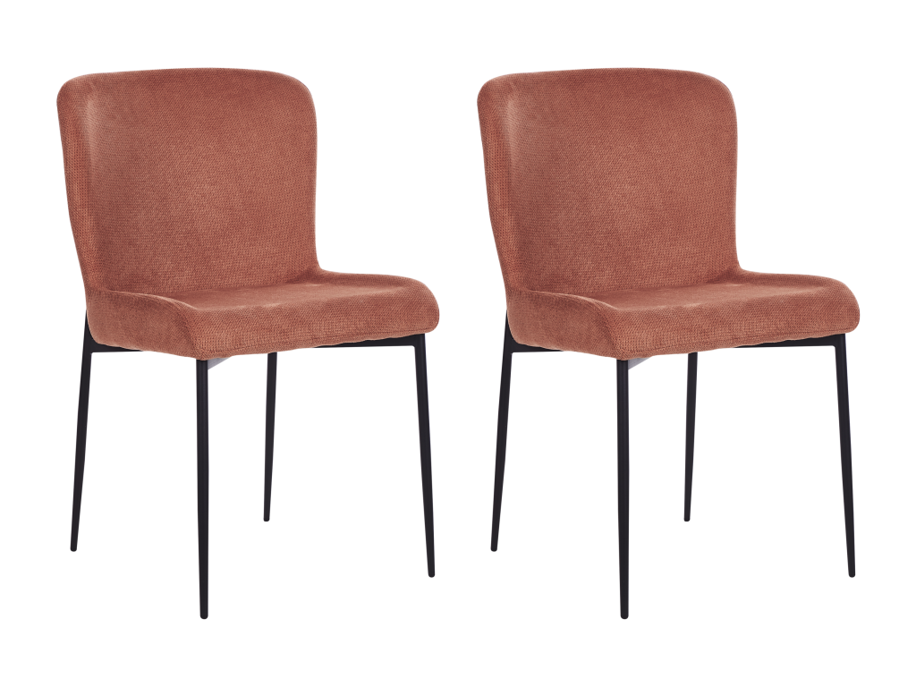 Set of 2 Domopure Brown Dining Chairs ACYY44539