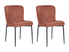 Set of 2 Domopure Brown Dining Chairs ACYY44539