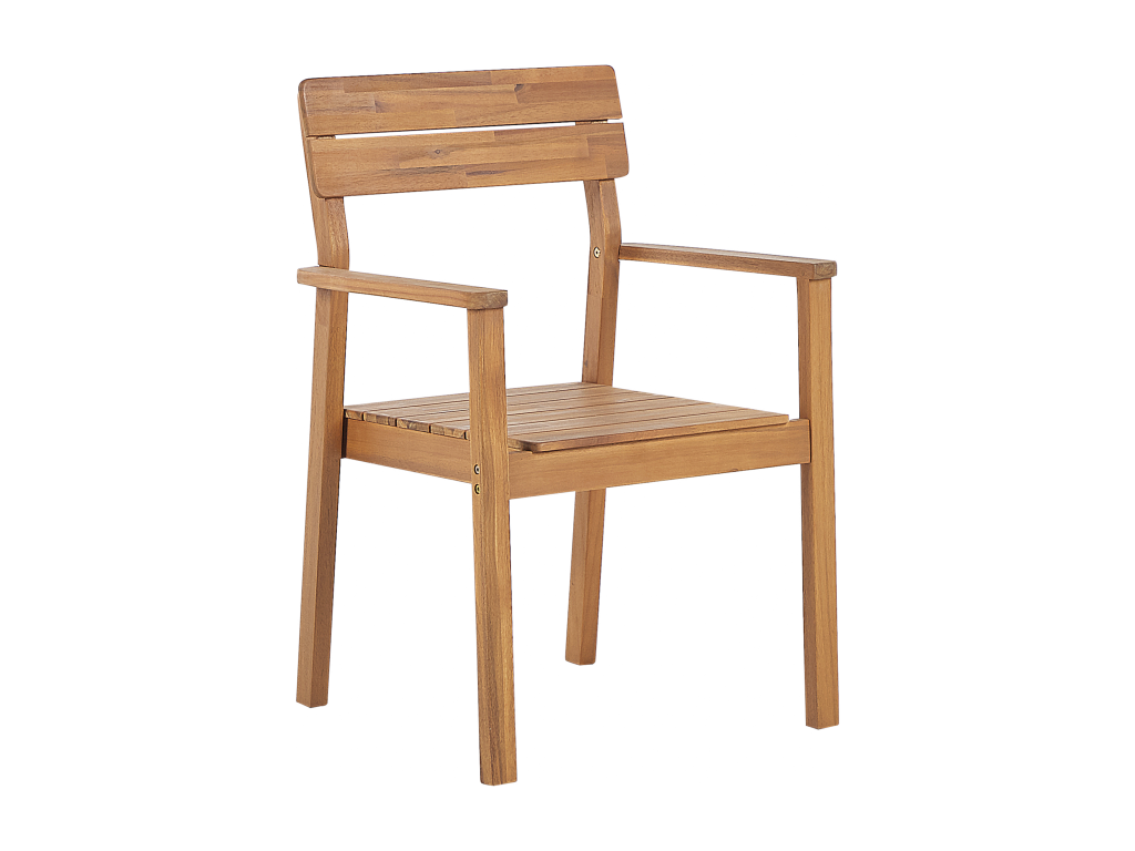 Set of 4 Domopure Brown Garden Chairs EQWO74588