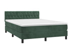 Domopure bed base and mattress, Dark Green 140x190 Velvet AXRM55766