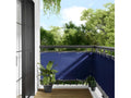 Blue balcony screen 75x1000 cm polyester Domopure QDVM08333