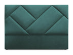 Chicyla - Chicyla Headboard 160x120cm in petrol blue velvet - 160x8x120cm CTKW36444