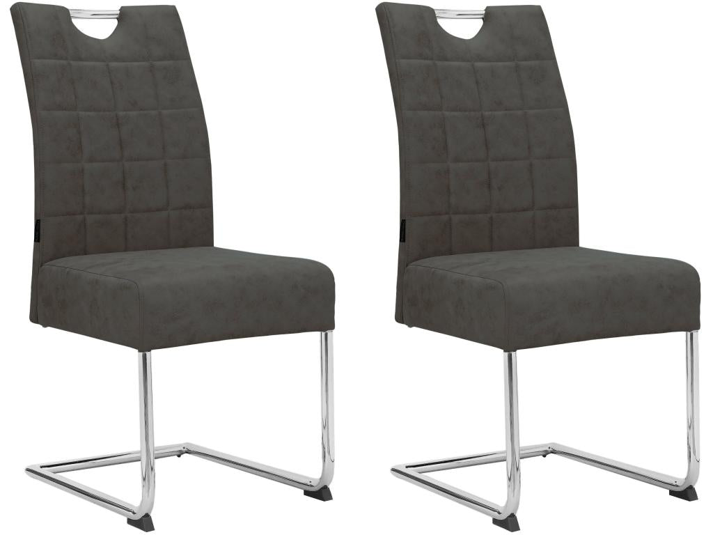 Dining Chair 2 Pack Anthracite JCDR92227
