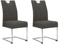 Dining Chair 2 Pack Anthracite JCDR92227