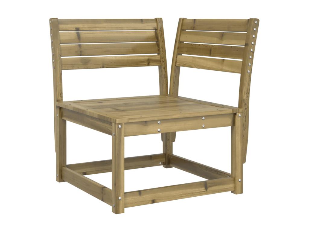 8-piece garden furniture set in impregnated pine wood FVYM26766