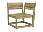 8-piece garden furniture set in impregnated pine wood FVYM26766