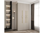 Como 2 245.5/120/40 3-door hinged wardrobe cashmere/gold DKBP74781