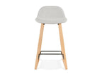 Domopure Designer Bar Stool 86cm Grey / Natural UWEP86014