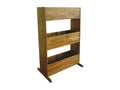Domopure GBMD16263 3-Tier Raised Garden Bed in Solid Wood