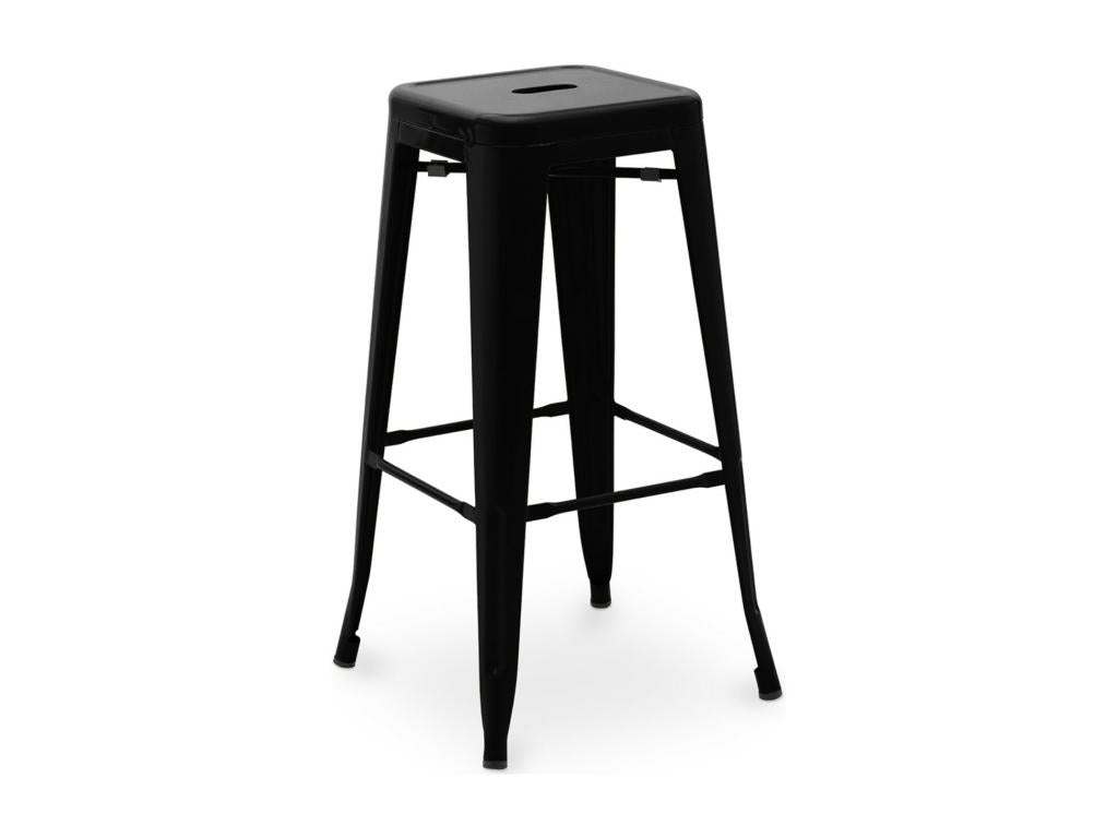 Chicyla 76cm Reinforced Matte Steel Industrial High Stool --Dark Grey Color DIMM57792