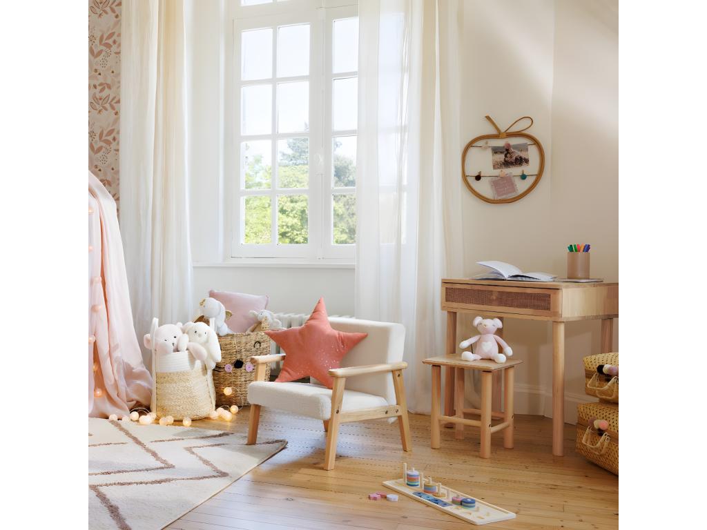 Children's Stool in Natural Wood JODT82597