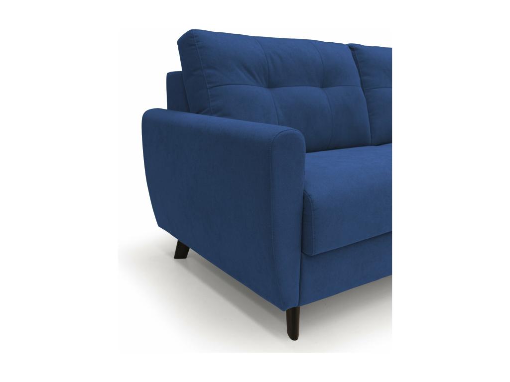 Chicyla Convertible Sofa Bed in Soft Waterproof Fabric T02 208 cm Matte - 160x197 Blue OBIF31472