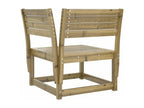 8-piece garden furniture set in impregnated pine wood FVYM26766