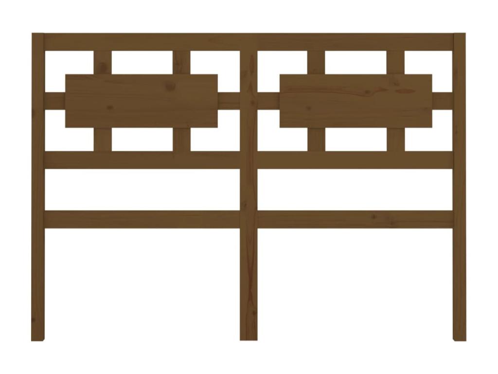 Honey Brown Headboard 205.5x4x100 cm Solid Pine Wood QBBA79154