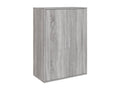 Domopure grey sideboard 60x31x84 cm engineered wood XFTE75326