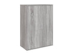 Domopure grey sideboard 60x31x84 cm engineered wood XFTE75326