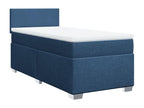 Domopure bed base with mattress, blue, 90x190 cm, fabric DOYN35081