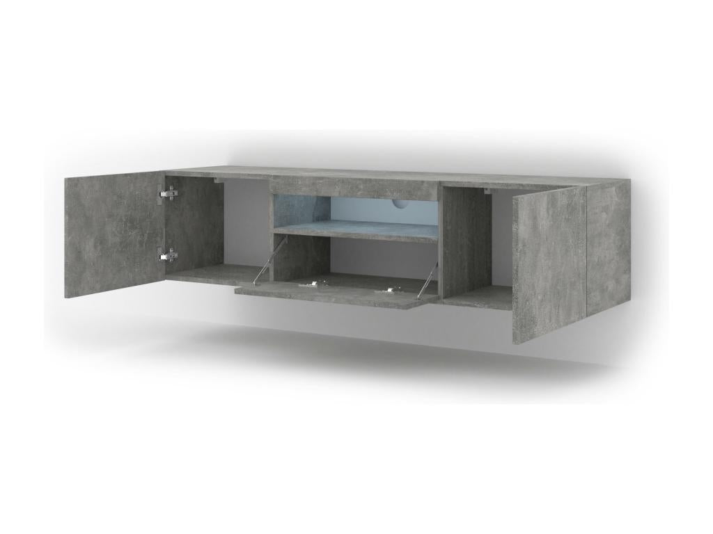 AURA RTV150 3D TV Stand 150x37x42 Grey QLYY36762