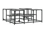 Domopure coffee table, grey, 91x91x40 cm, engineered wood, JRBV22885