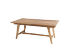 Chicyla - Garden table for 8/10 people - rectangular Chicyla extendable 180/240x100x75 cm in teak wood MTUX47643