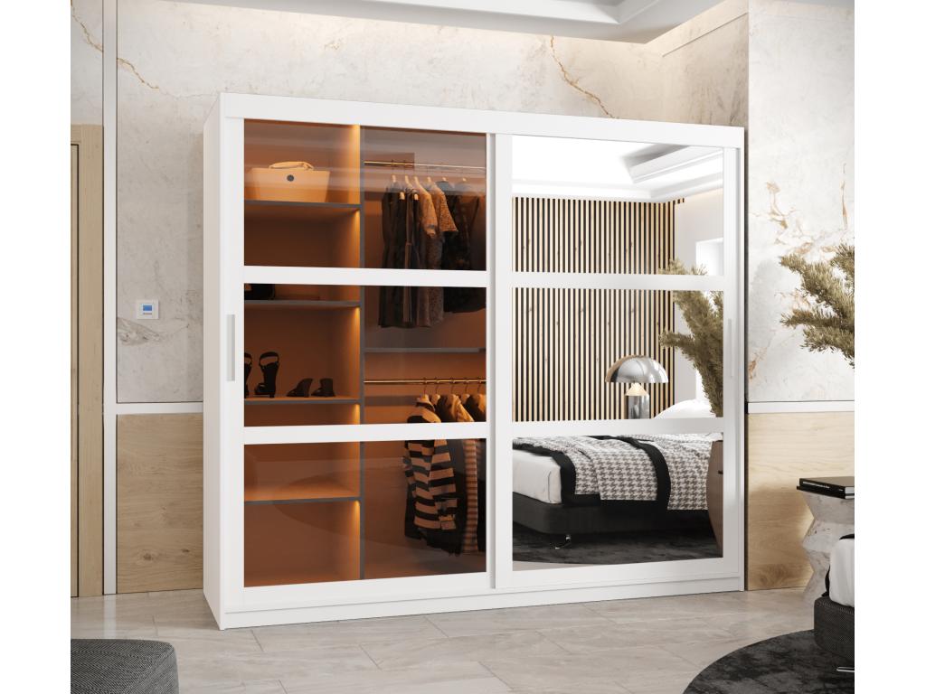 DOME 2 SLIDING DOOR CABINET 200/200/62 2 Doors White QUCF80369