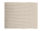 Chicyla Plain Corduroy Headboard with Buttons 160x105 with Bed Legs 150/160 - Beige SBSD80713
