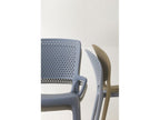 Set of 4 grey PP chairs IIOE71594
