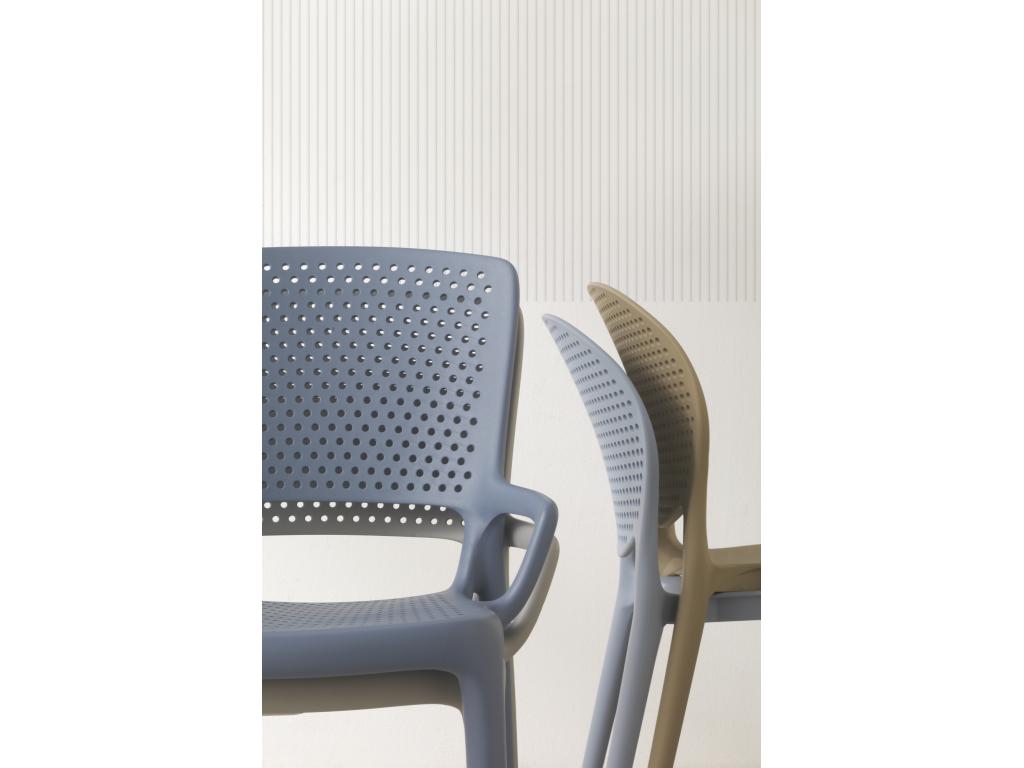 Set of 4 grey PP chairs IIOE71594