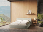 Velvet storage bed 140x200 - Chicyla XYTV02320