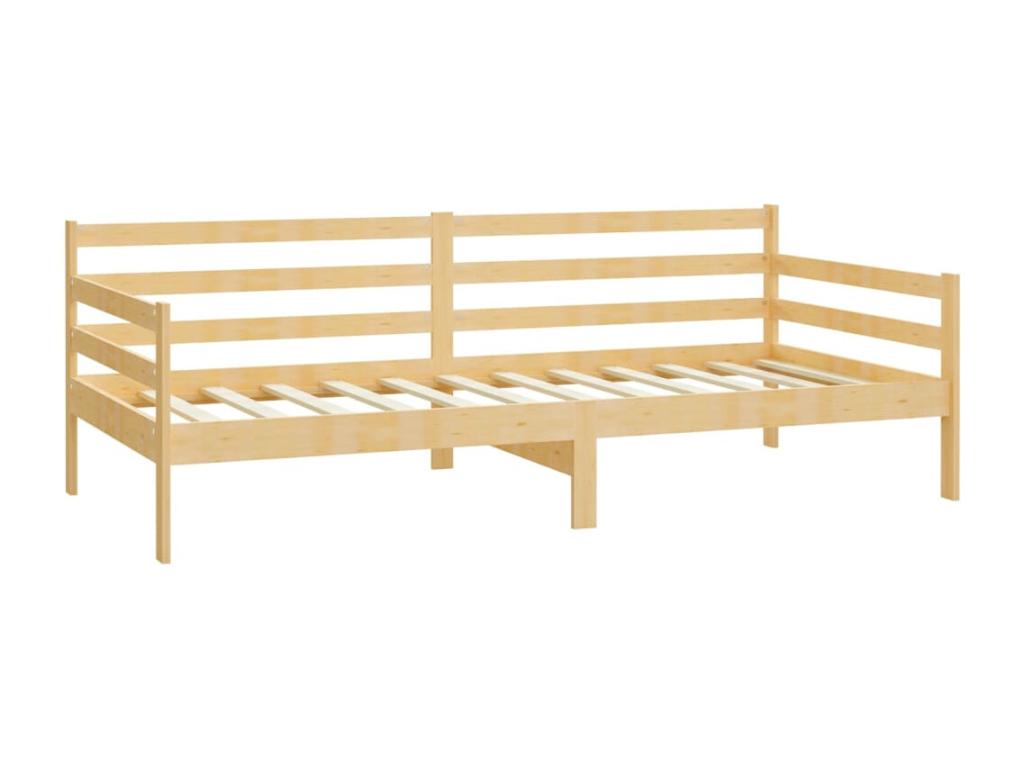 Bed with mattress 90x200 Solid pine wood 16 CLKM94056