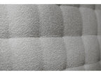 Upholstered Bouclette Headboard, Grey, 160 cm Wide - 10 cm Thick, Padded LKAT53083