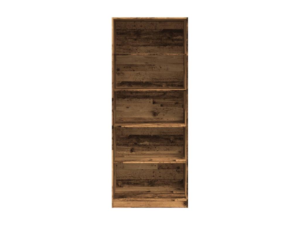 Wardrobe made of aged wood, 80x50x200 cm, engineered wood, LATD41797