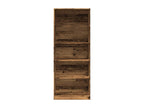 Wardrobe made of aged wood, 80x50x200 cm, engineered wood, LATD41797