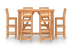 7-piece outdoor bar set, solid Chicyla wood, VAND89953