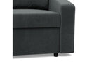 2-seater sofa with sleeper function, Dark Grey EPGO93848